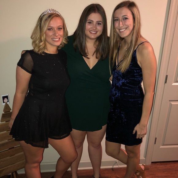 Forever 21 Plus Green Surplice Skort Dress 2X - Picture 5 of 5